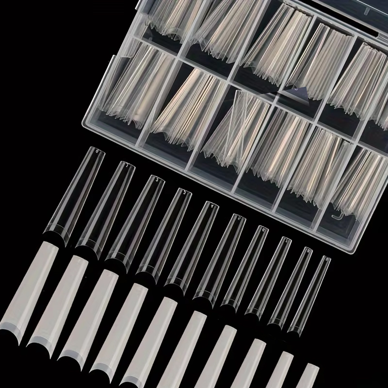 Nail Art Denim - 240-Piece Nail Art Set, Pre-Made C-Shaped