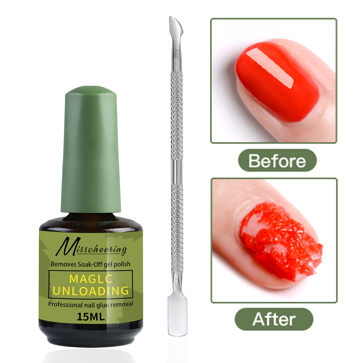 2pcs Kits 15ml Magic Remover W - огляд і ціна Polygel Nail Kit