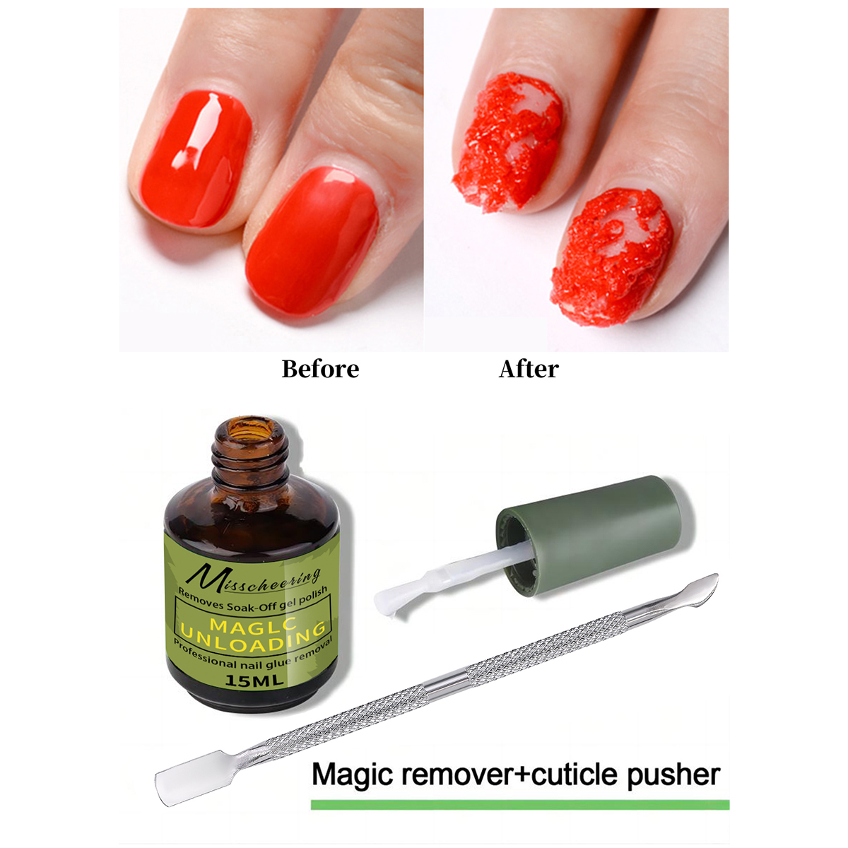 2pcs Kits 15ml Magic Remover W - огляд і ціна Polygel Nail Kit