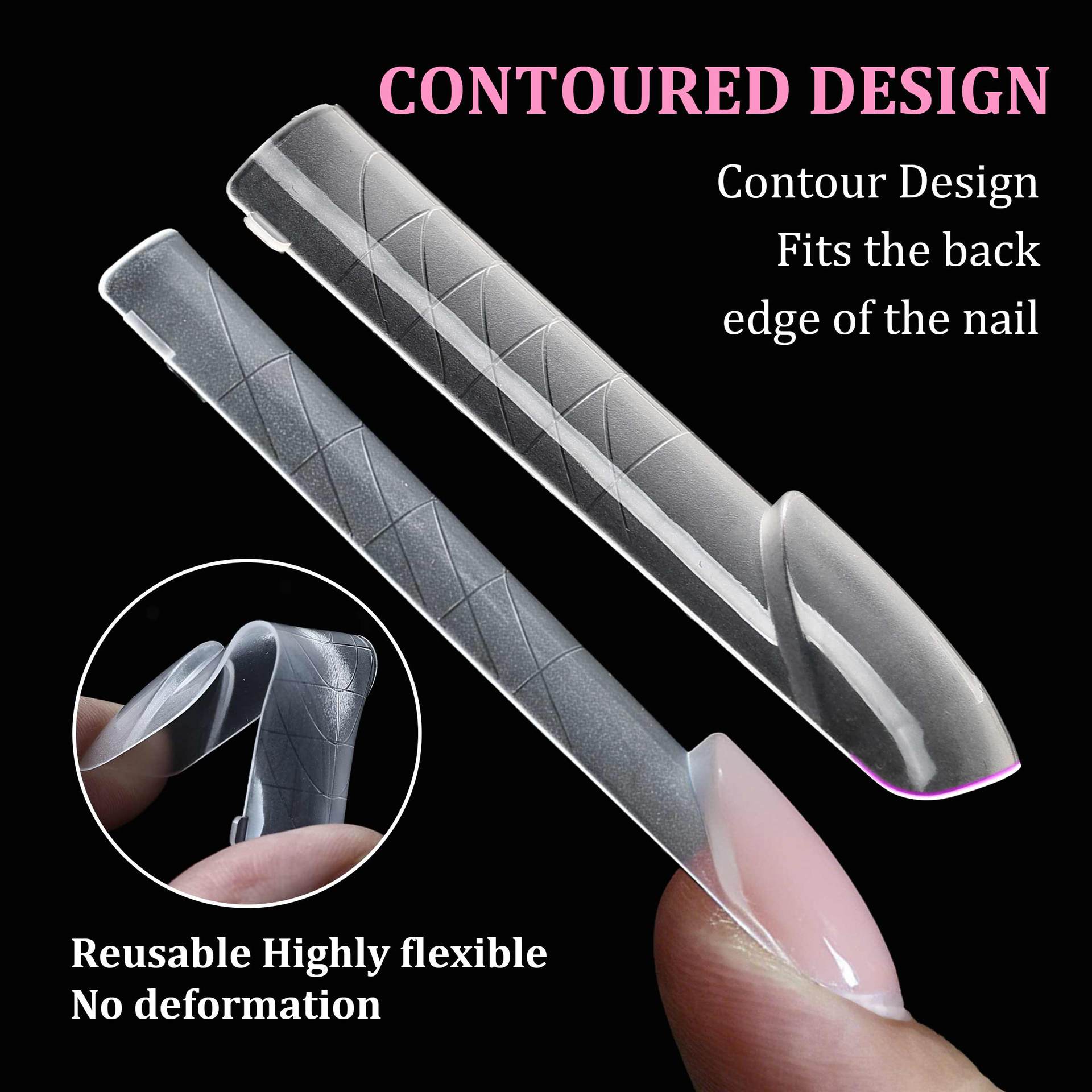 140pcs Flat Edge Nail Extensio - огляд і ціна Nail Art Denim