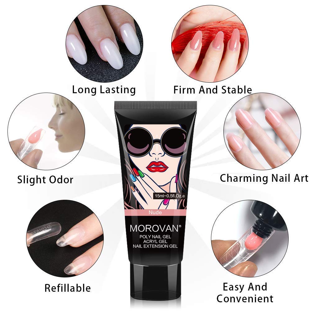 Poly Nail Gel Kit -6 Colors 0. - огляд і ціна Polygel Nail Kit
