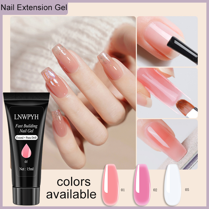 Nail Extension Gel Set UV Varn - огляд і ціна Polygel Nail Kit