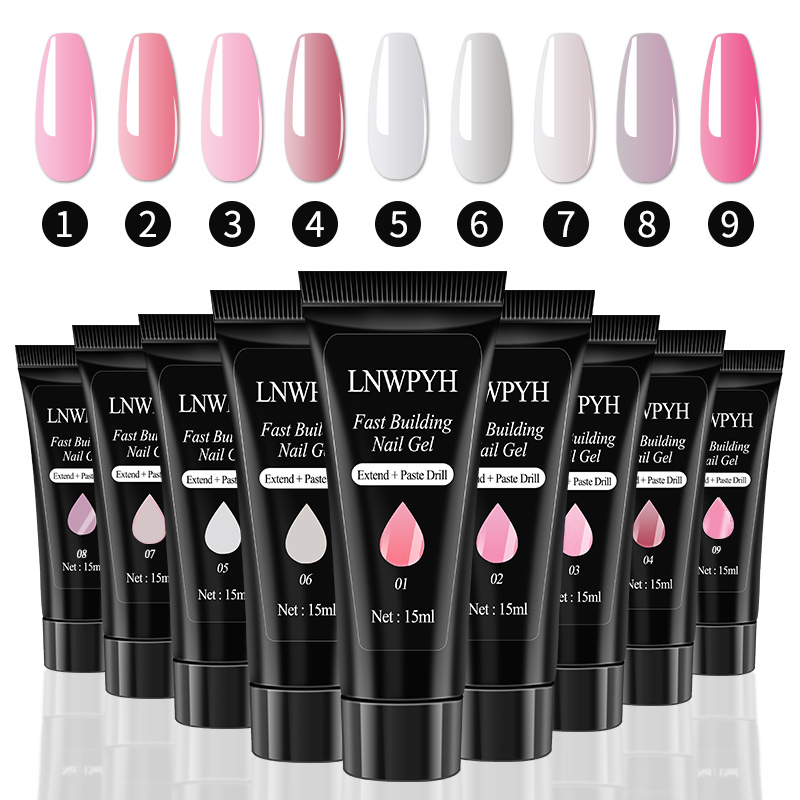 Gel Nail Polish Set Poly Nail  - огляд і ціна Polygel Nail Kit