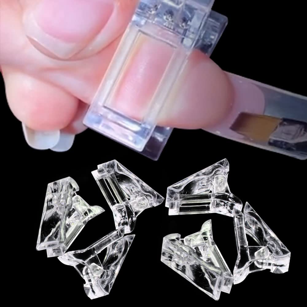Nail Tips Clip for Quick Build - огляд і ціна Polygel Nail Kit
