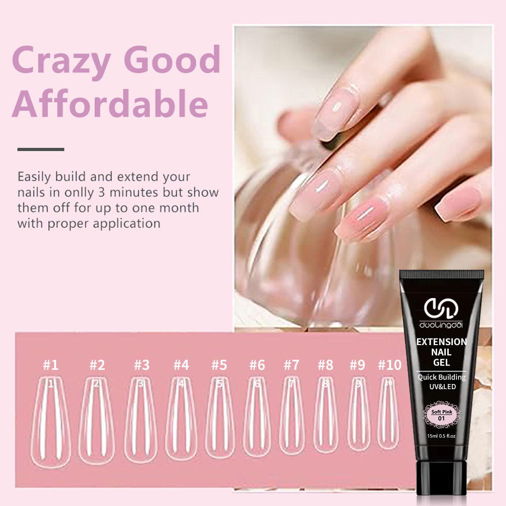 4-Color Poly Gel Nail Extensio - огляд і ціна Polygel Nail Kit