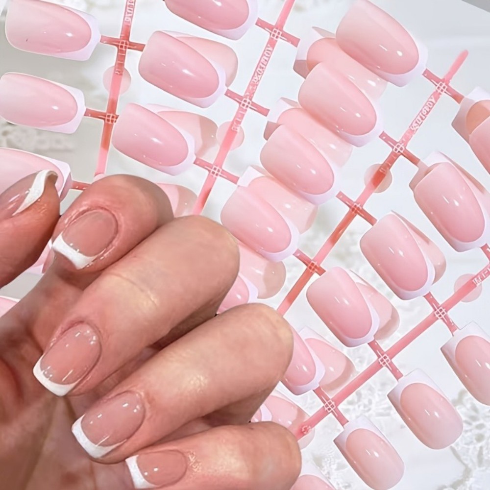 120PCS Short Square French Tip - огляд і ціна Nail Art Ombre