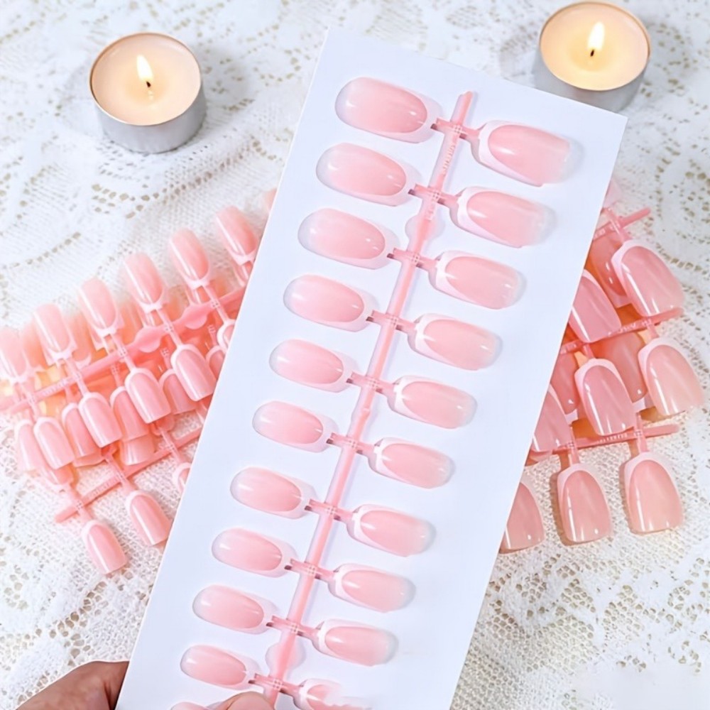 120PCS Short Square French Tip - огляд і ціна Nail Art Ombre