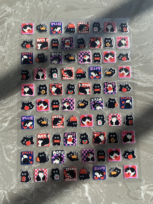 Mini Pvc Kawaii Pattern Poster - огляд і ціна Nail Art Nail Art