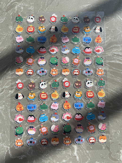 Mini Pvc Kawaii Pattern Poster - огляд і ціна Nail Art Nail Art