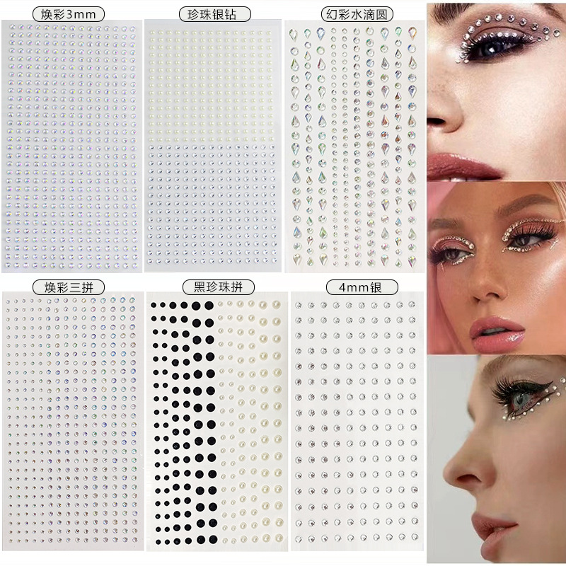 White Rhinestones 2mm 3mm 4mm  - огляд і ціна Nail Art Nail Art