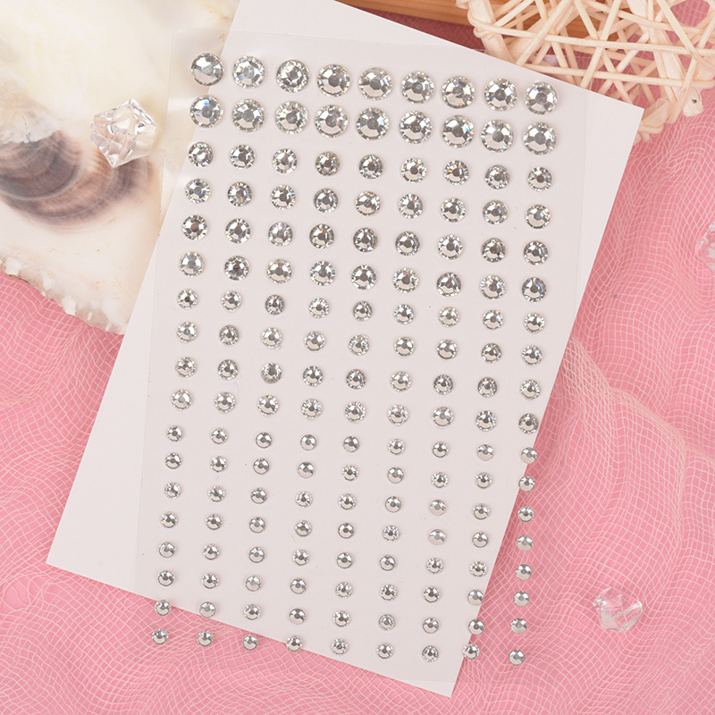White Rhinestones 2mm 3mm 4mm  - огляд і ціна Nail Art Nail Art