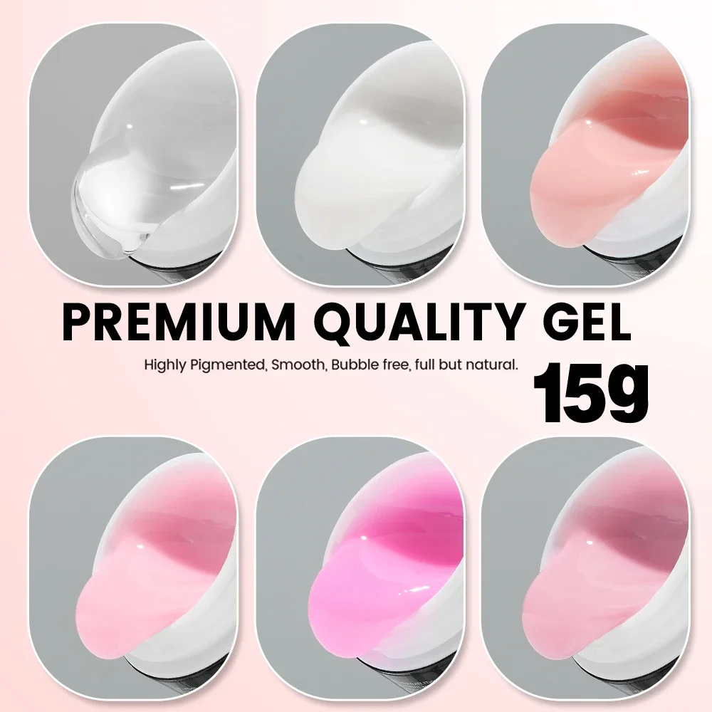 YOKEFELLOW Builder Nail Gel 15 - огляд і ціна Polygel Nail Kit