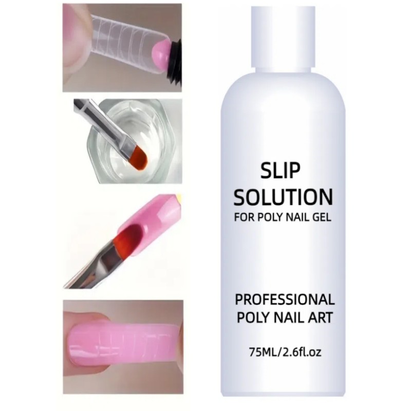 2pcs 75ml Nail Liquid Slip Sol - огляд і ціна Polygel Nail Kit