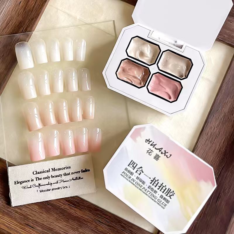 Four in One Patting Glue, Popu - огляд і ціна Nail Art Ombre