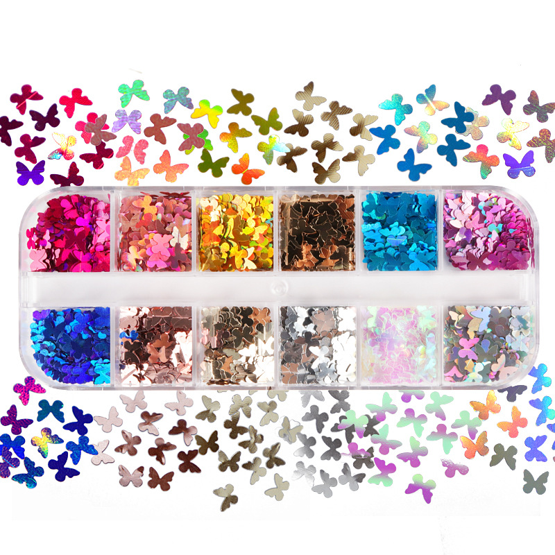 Mix Color Fluorescent Butterfl - огляд і ціна Nail Art Ombre