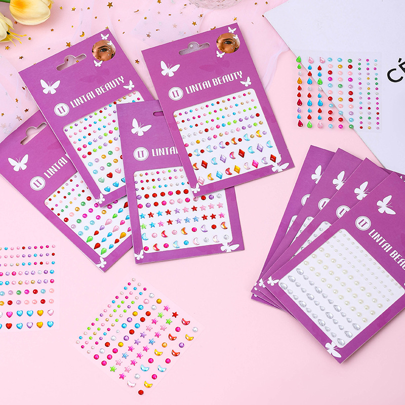 Hot Selling Face Gems Stickers - огляд і ціна Nail Art Nail Art