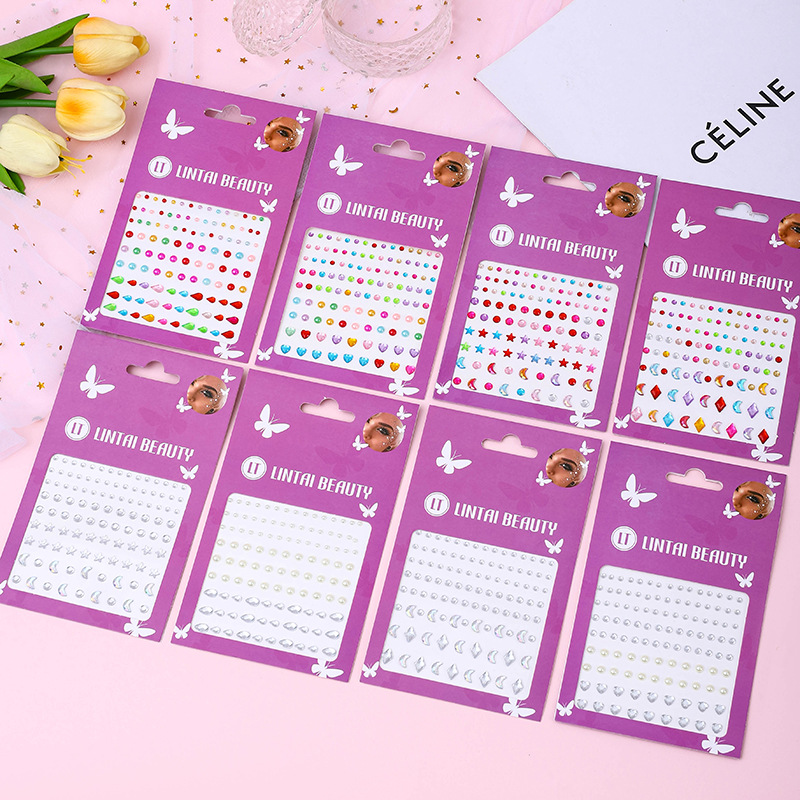 Hot Selling Face Gems Stickers - огляд і ціна Nail Art Nail Art