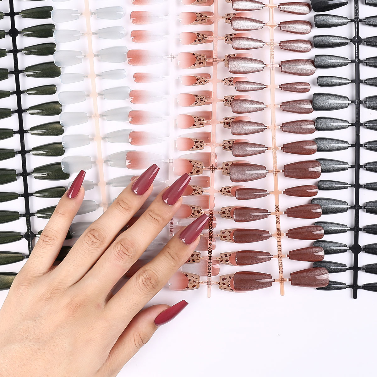 30Pcs Oval Short Pink Press on - огляд і ціна Nail Art Ombre